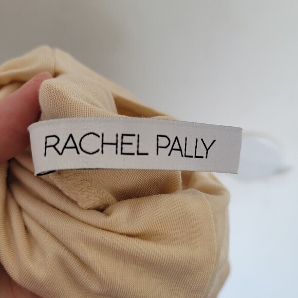 Rachel Pally Beige Cream Tan Turtleneck Modal Long Sleeve Top Size Small - Picture 8 of 11